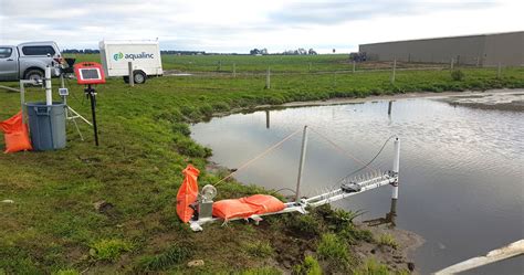 effluent pond drop test|farm dairy pond seepage test.